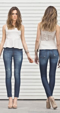 Denim básico detalle rasgado 27,79€